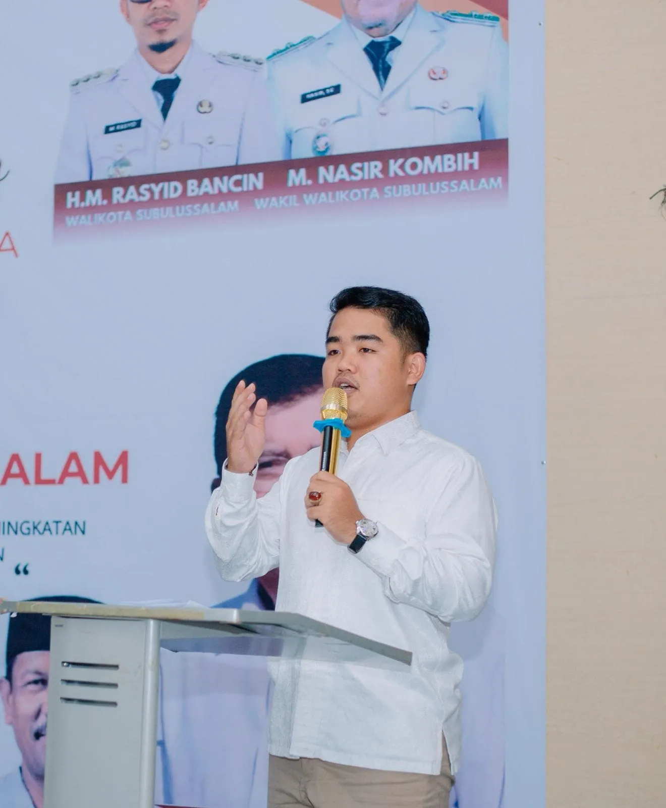 Foto: Juru bicara Wali Kota Subulussalam Haji Rasyid Bancin (HRB) Ahmad Wahyu, Dok. Khadafi