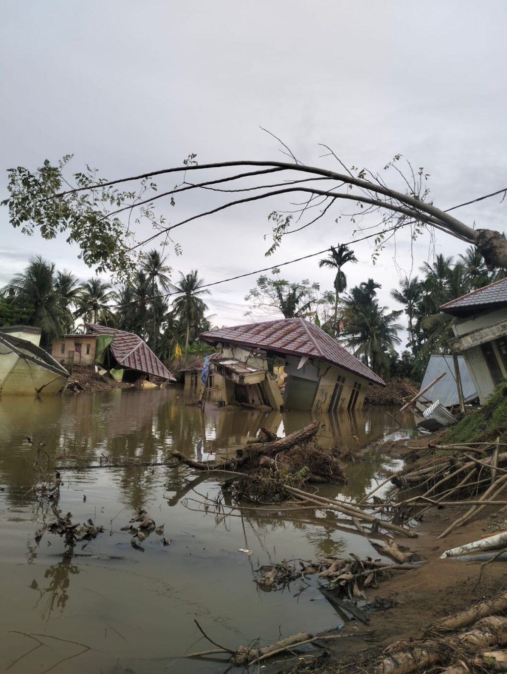 Foto: Kondisi Gampong Kuala Cangkoi Pasca Diterjang Banjir Bandang, 26 November 2025, Dok. Fadly P.B